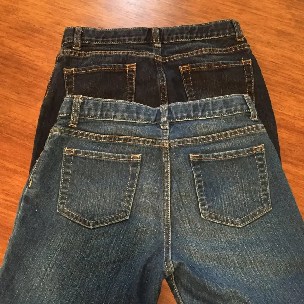 The Children's Place Bootcut Jeans Dark Wash Medium Wash 14 Slim